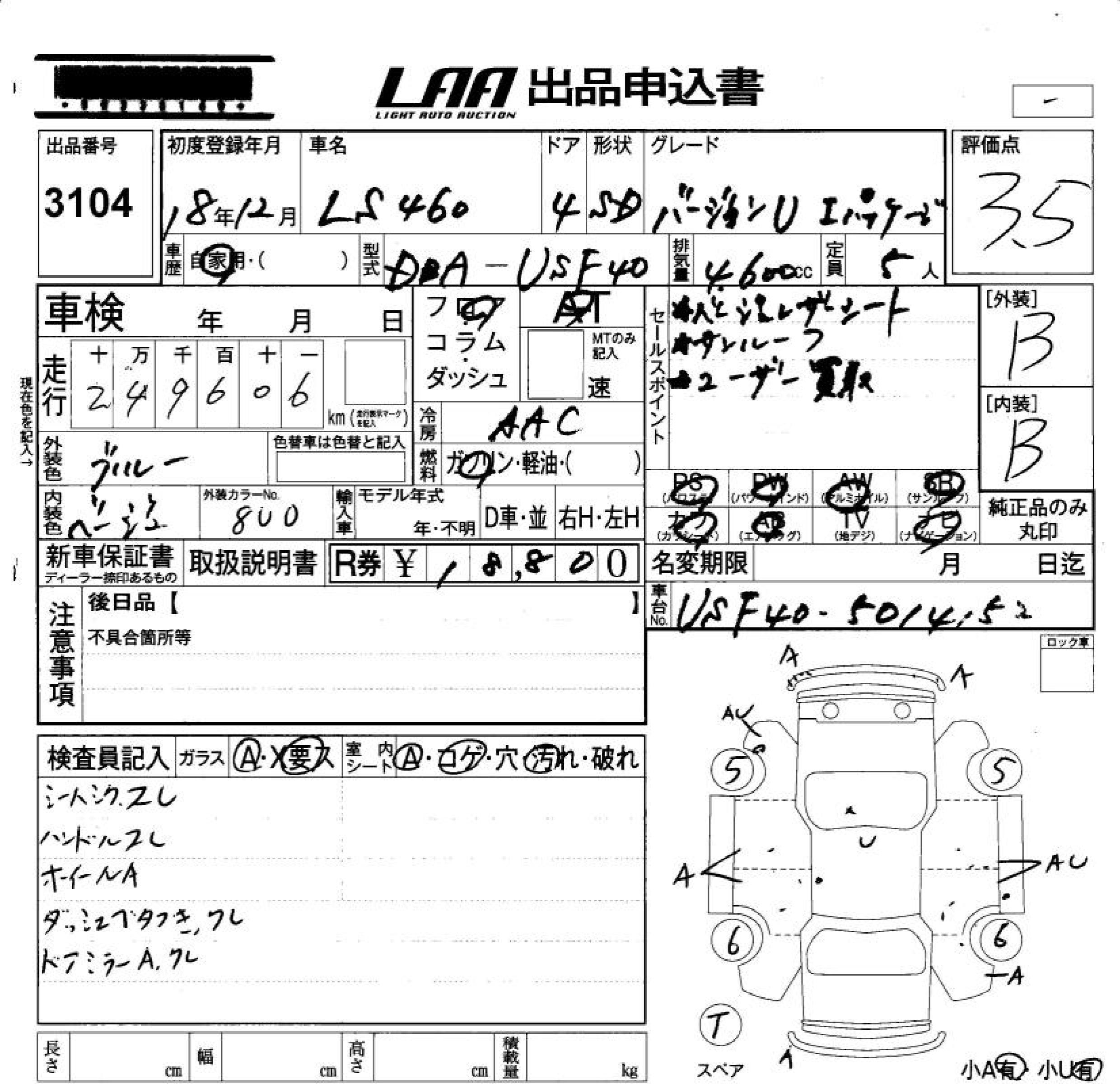 LEXUS LS460