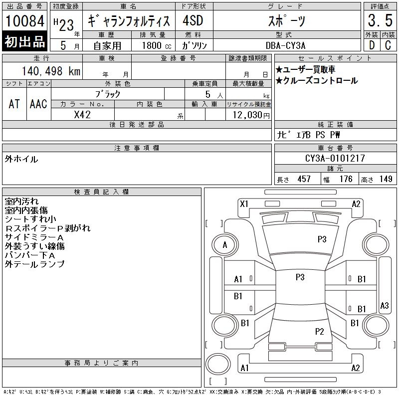 MITSUBISHI GALANT FORTIS