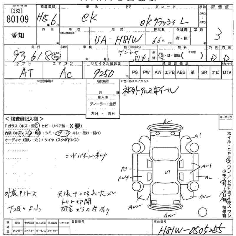 MITSUBISHI EK CLASSY