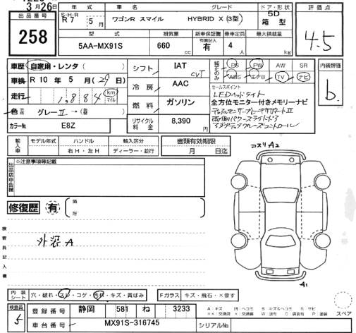 SUZUKI WAGON R SMILE
