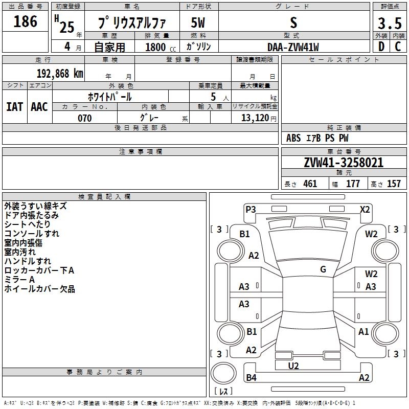 TOYOTA PRIUS ALPHA
