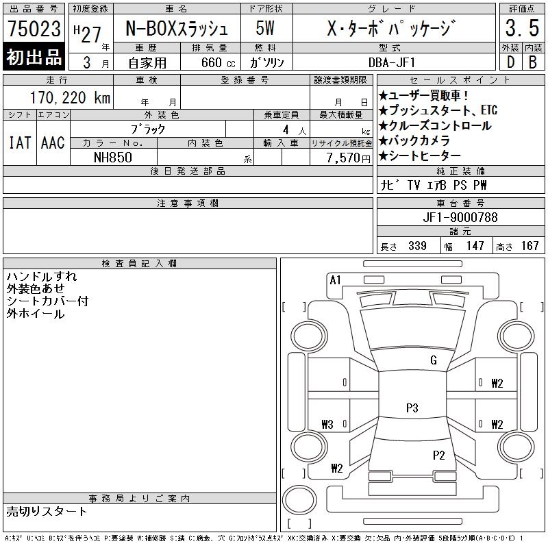 HONDA N-BOX SLASH