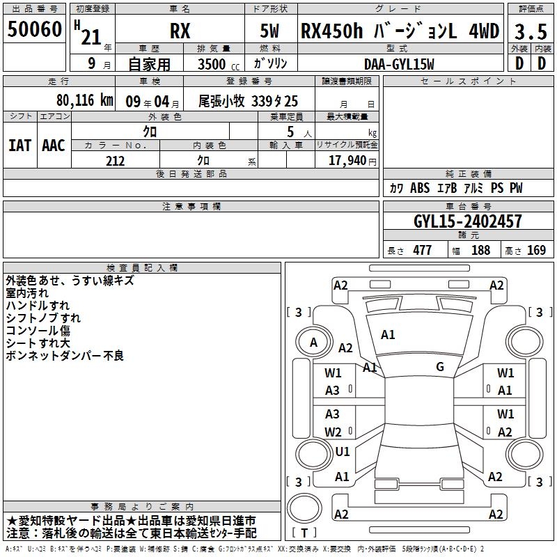 LEXUS RX450H