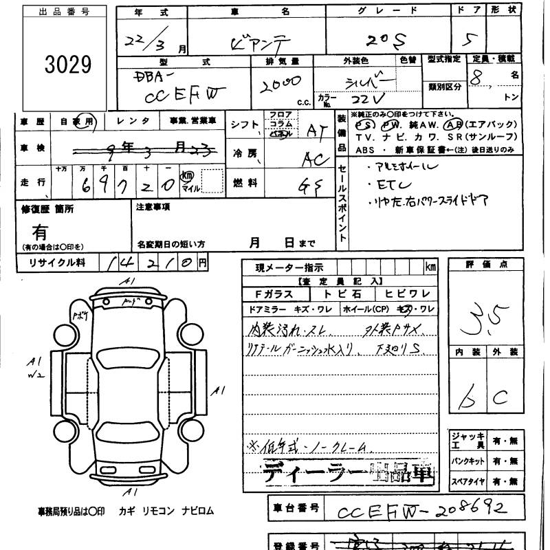 MAZDA BIANTE