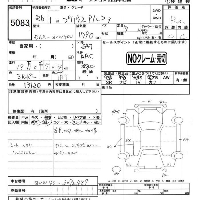 TOYOTA PRIUS ALPHA