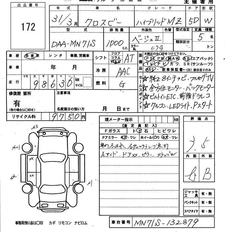 SUZUKI XBEE