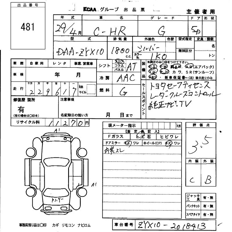 TOYOTA C-HR