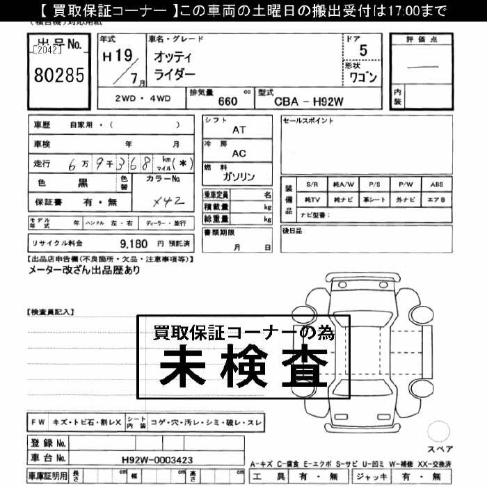 NISSAN OTTI