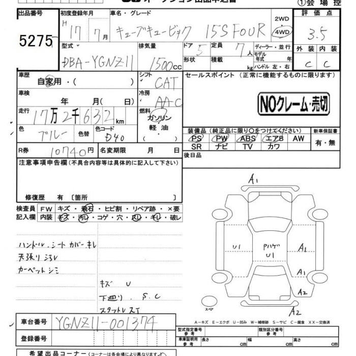 NISSAN CUBE CUBIC