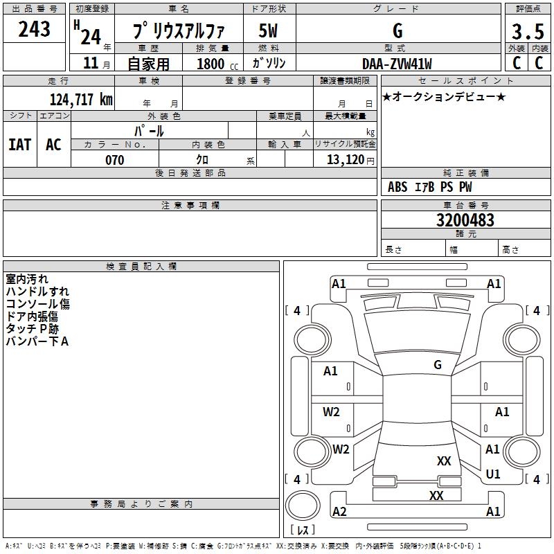 TOYOTA PRIUS ALPHA