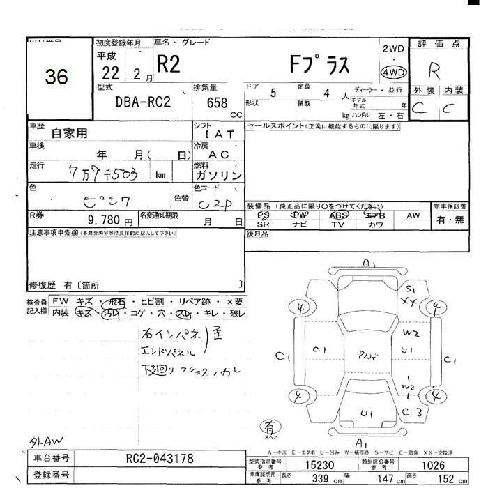 SUBARU R2
