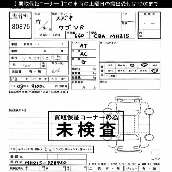 SUZUKI WAGON R