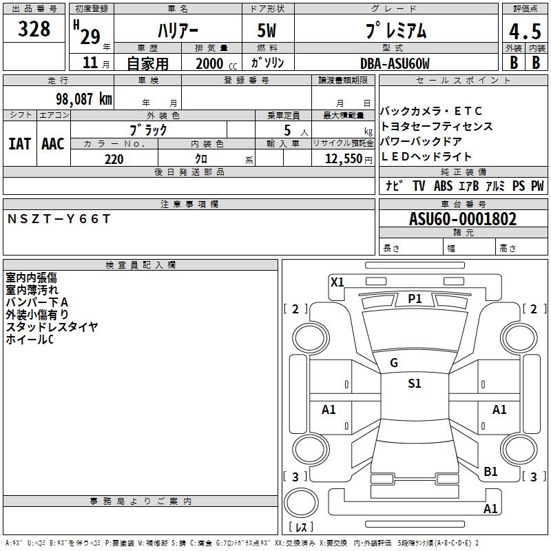 TOYOTA HARRIER