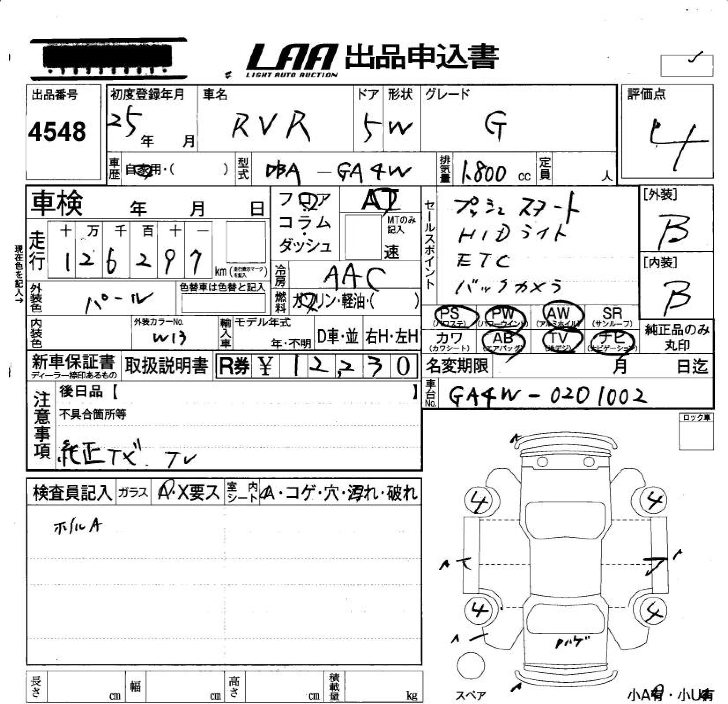 MITSUBISHI RVR