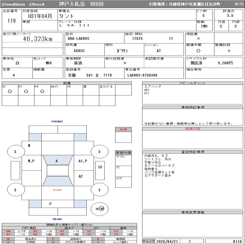 DAIHATSU TANTO