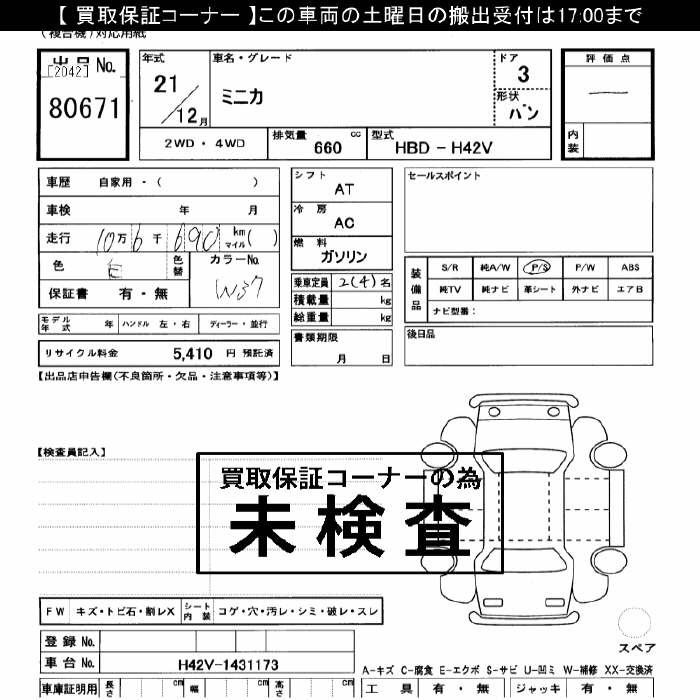 MITSUBISHI MINICA