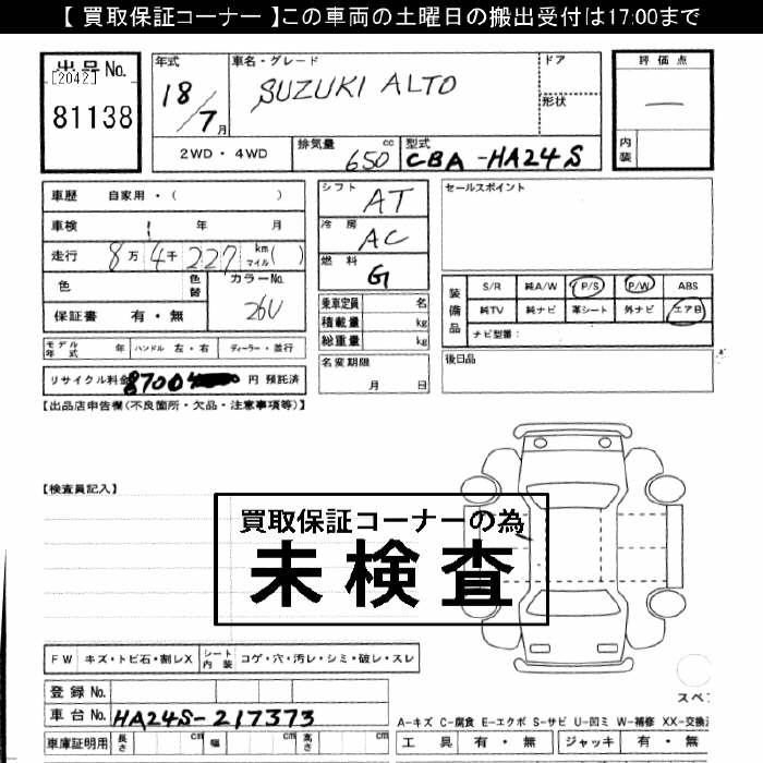 SUZUKI ALTO