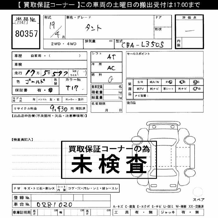 DAIHATSU TANTO