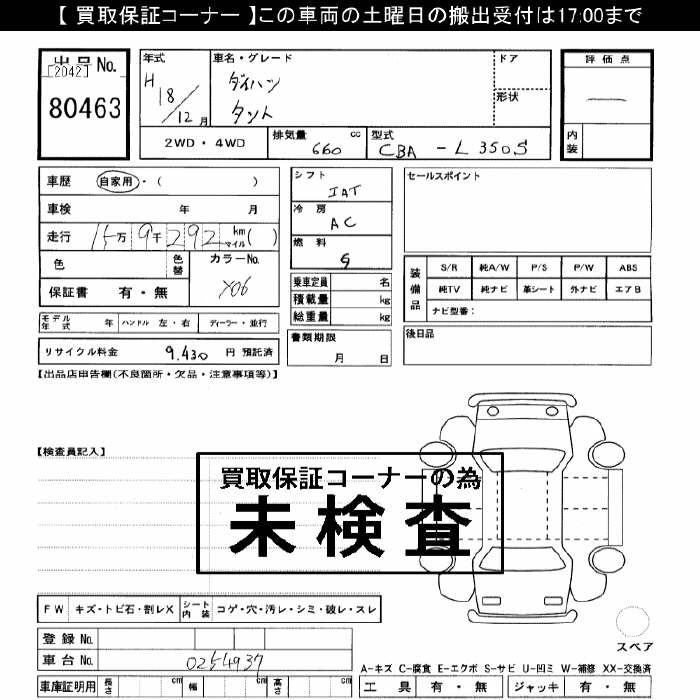 DAIHATSU TANTO
