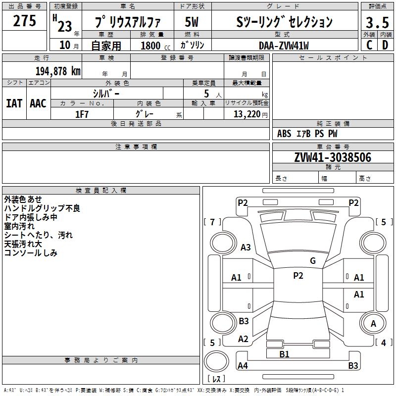 TOYOTA PRIUS ALPHA