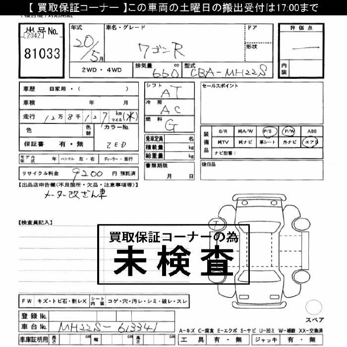 SUZUKI WAGON R