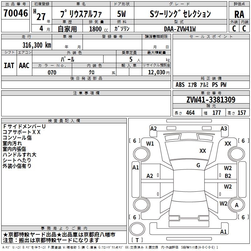 TOYOTA PRIUS ALPHA