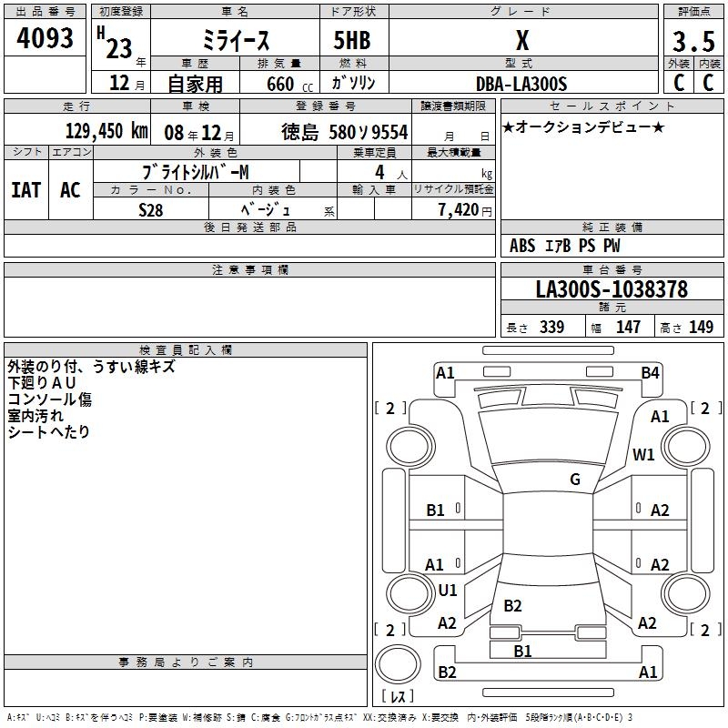 DAIHATSU MIRA E:S
