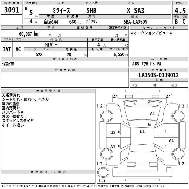 DAIHATSU MIRA E:S