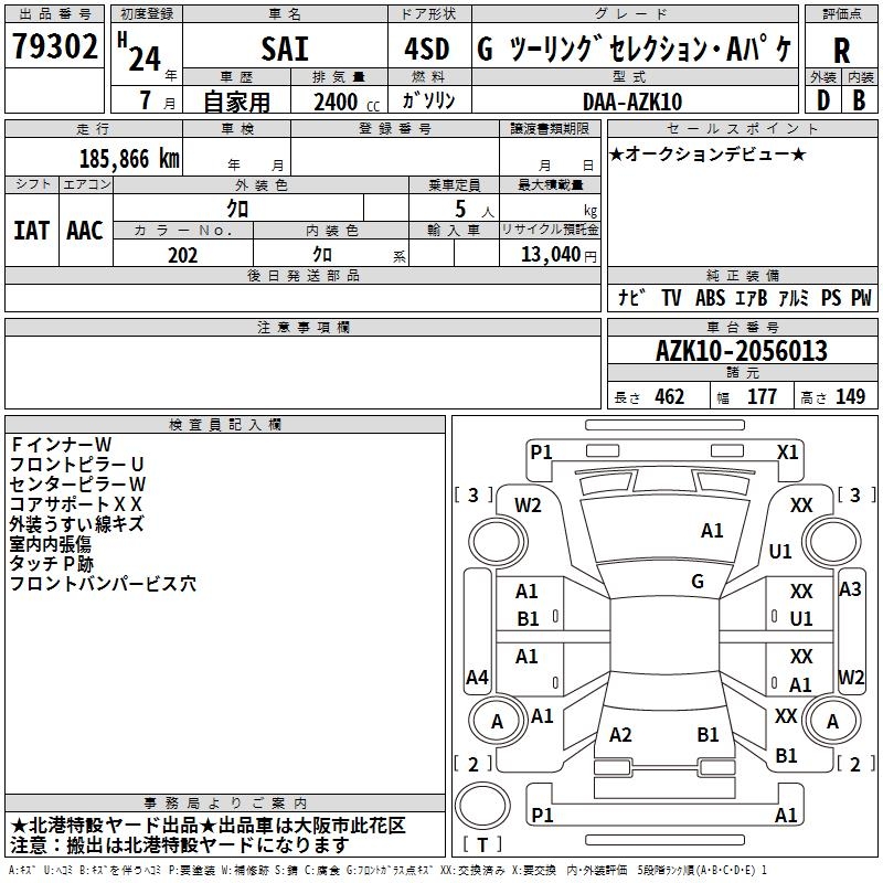 TOYOTA SAI