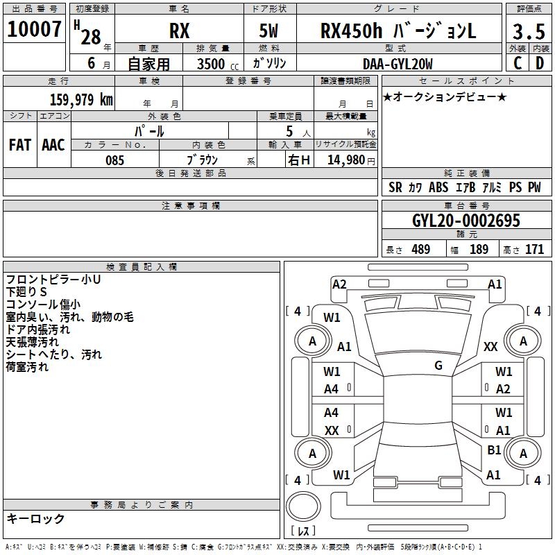 LEXUS RX450H