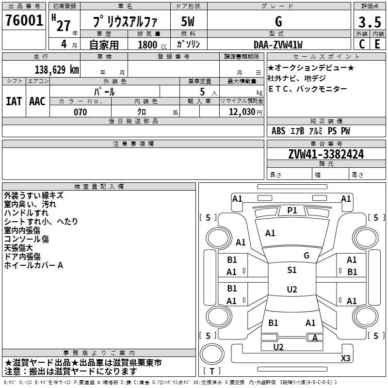 TOYOTA PRIUS ALPHA