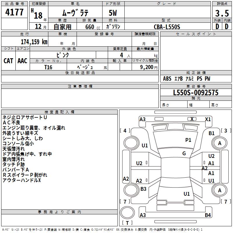 DAIHATSU MOVE LATTE