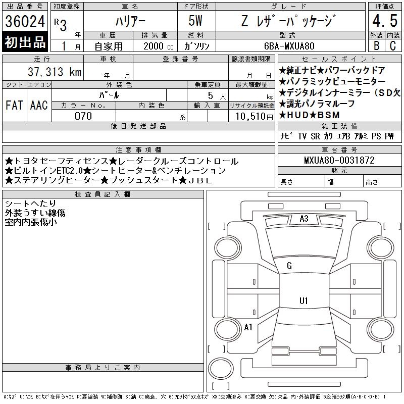 TOYOTA HARRIER