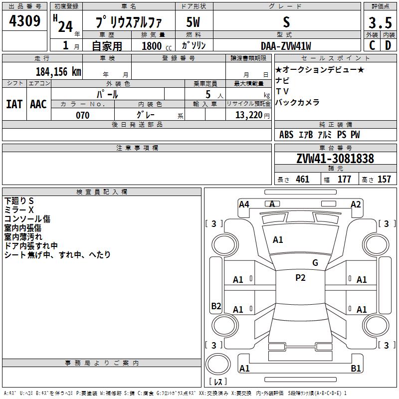 TOYOTA PRIUS ALPHA