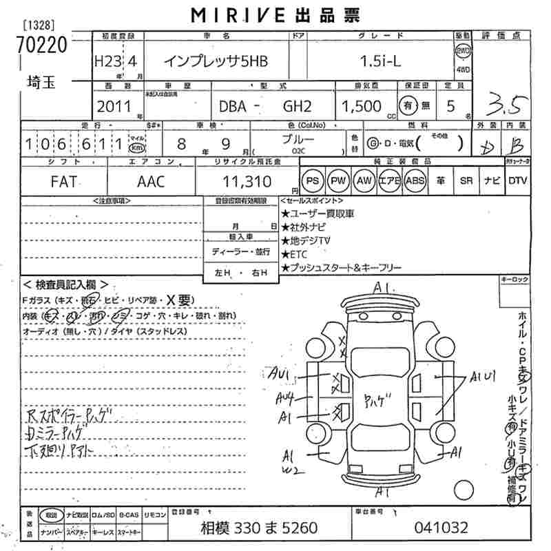 SUBARU IMPREZA