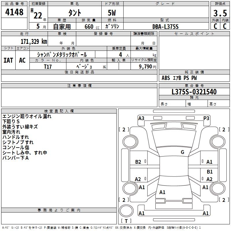 DAIHATSU TANTO