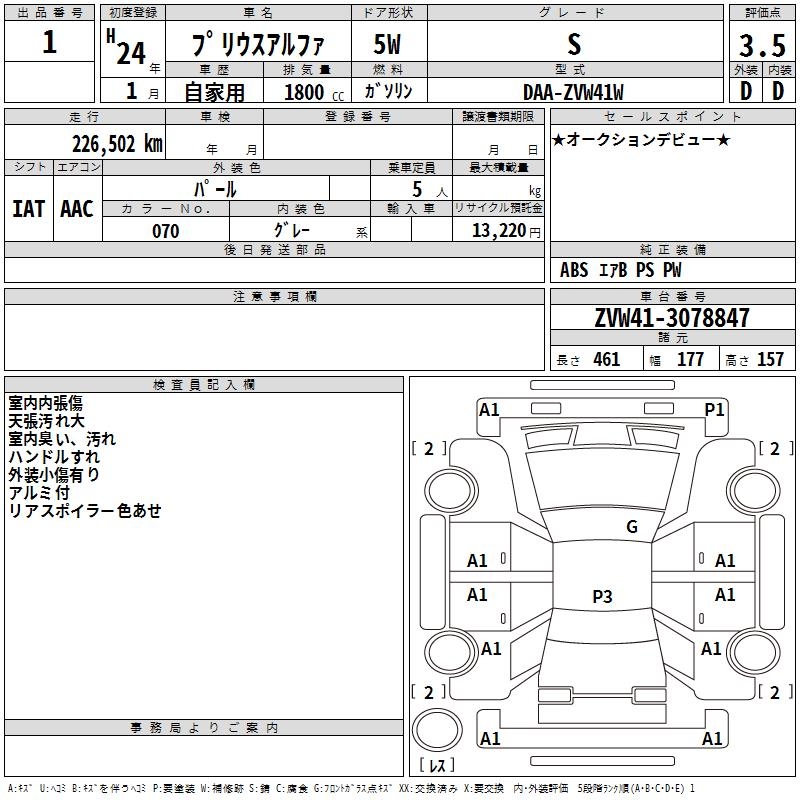 TOYOTA PRIUS ALPHA
