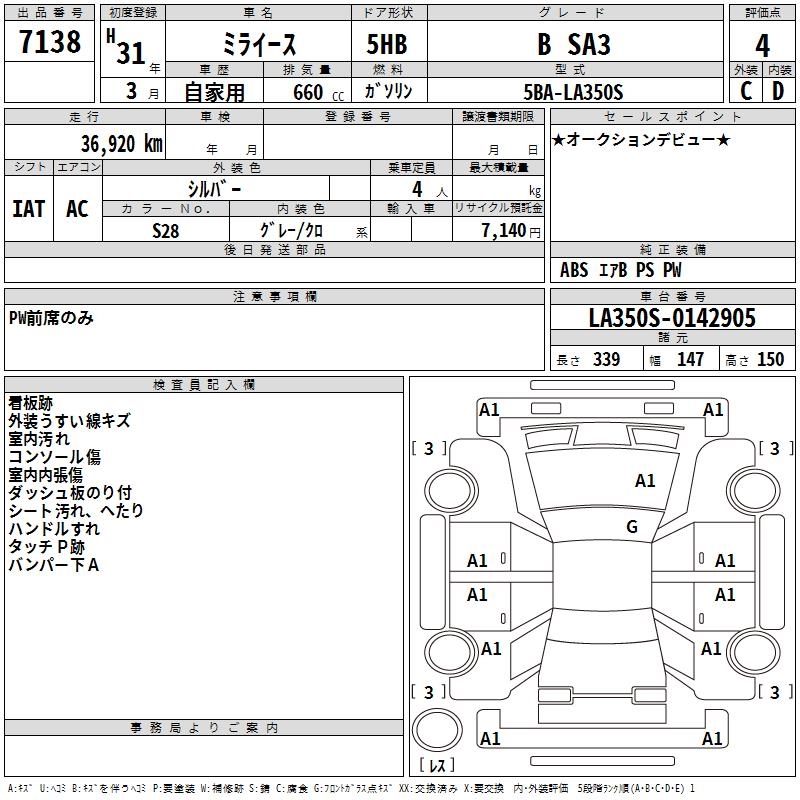 DAIHATSU MIRA E:S
