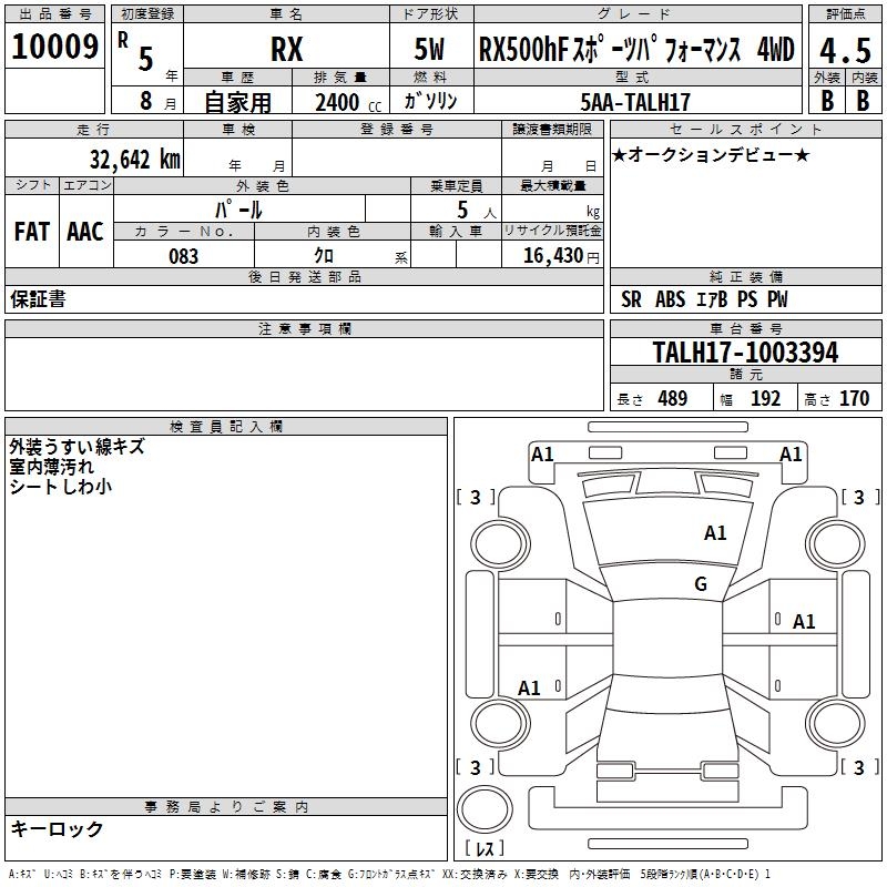 LEXUS RX500H