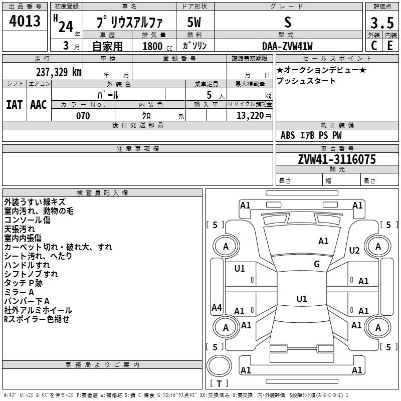 TOYOTA PRIUS ALPHA