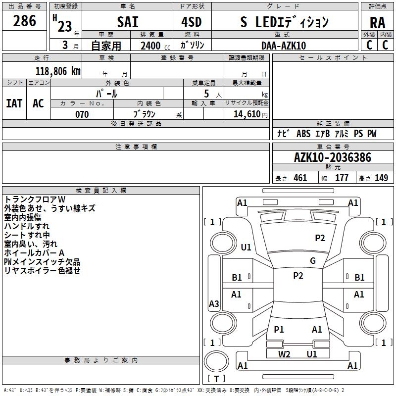 TOYOTA SAI