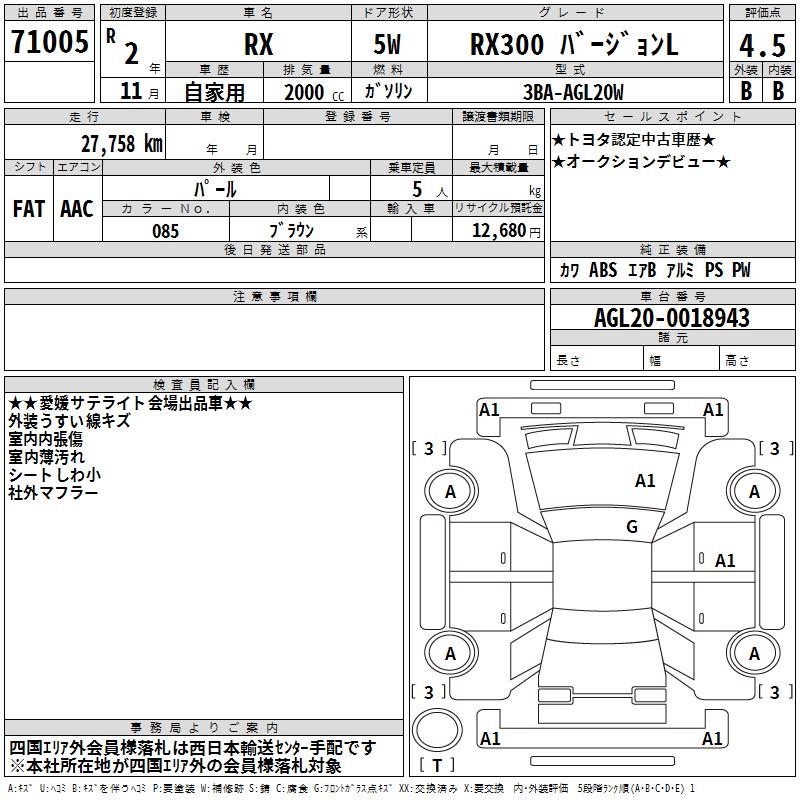 LEXUS RX300