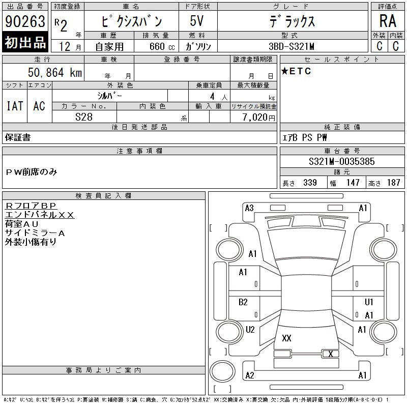 TOYOTA PIXIS VAN