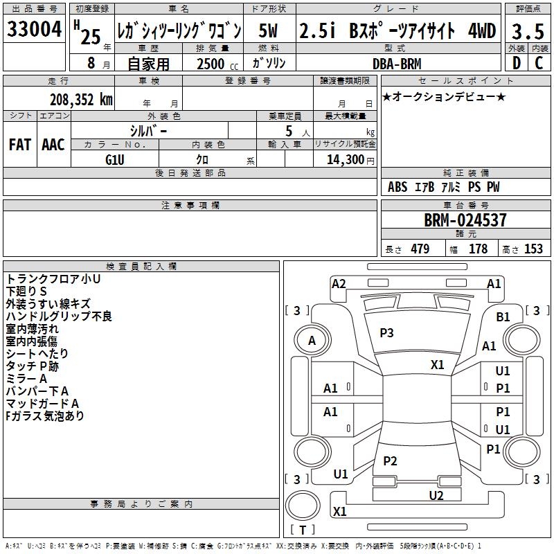 SUBARU LEGACY