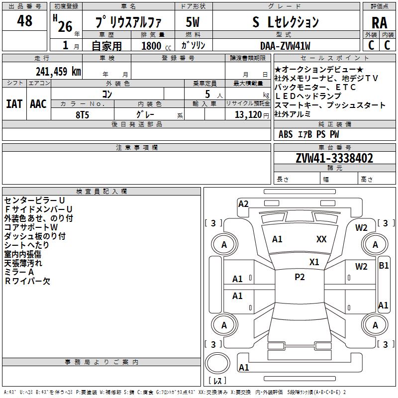 TOYOTA PRIUS ALPHA