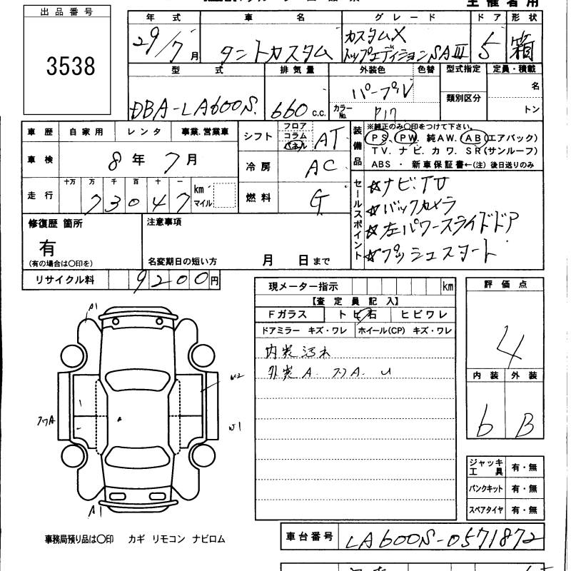 DAIHATSU TANTO