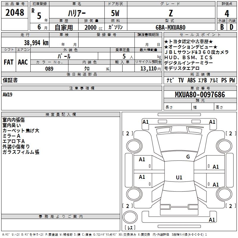 TOYOTA HARRIER