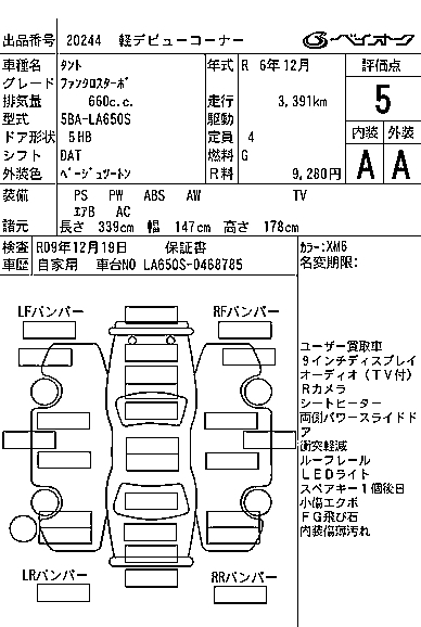 DAIHATSU TANTO