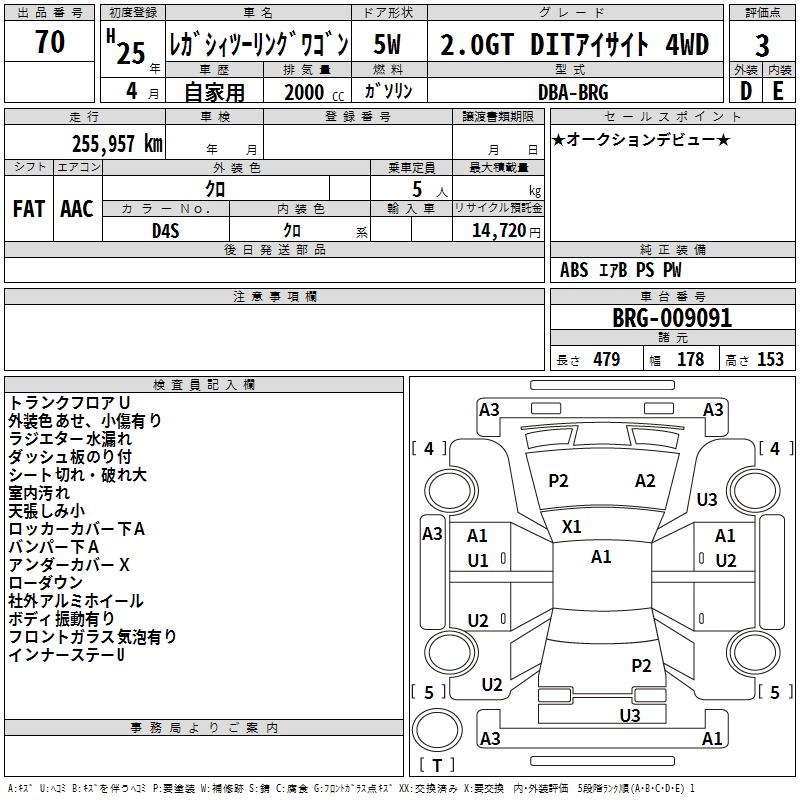 SUBARU LEGACY