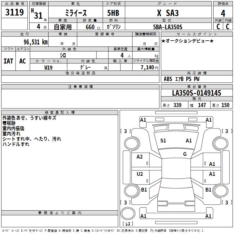 DAIHATSU MIRA E:S